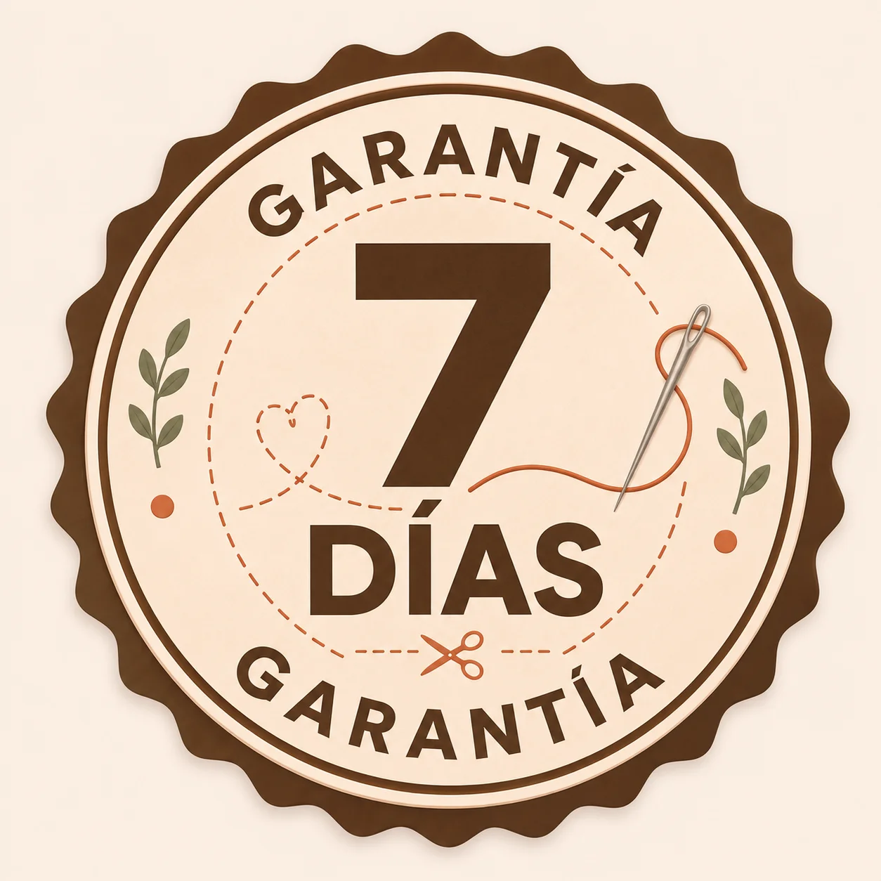 Sello de garantía de 7 días