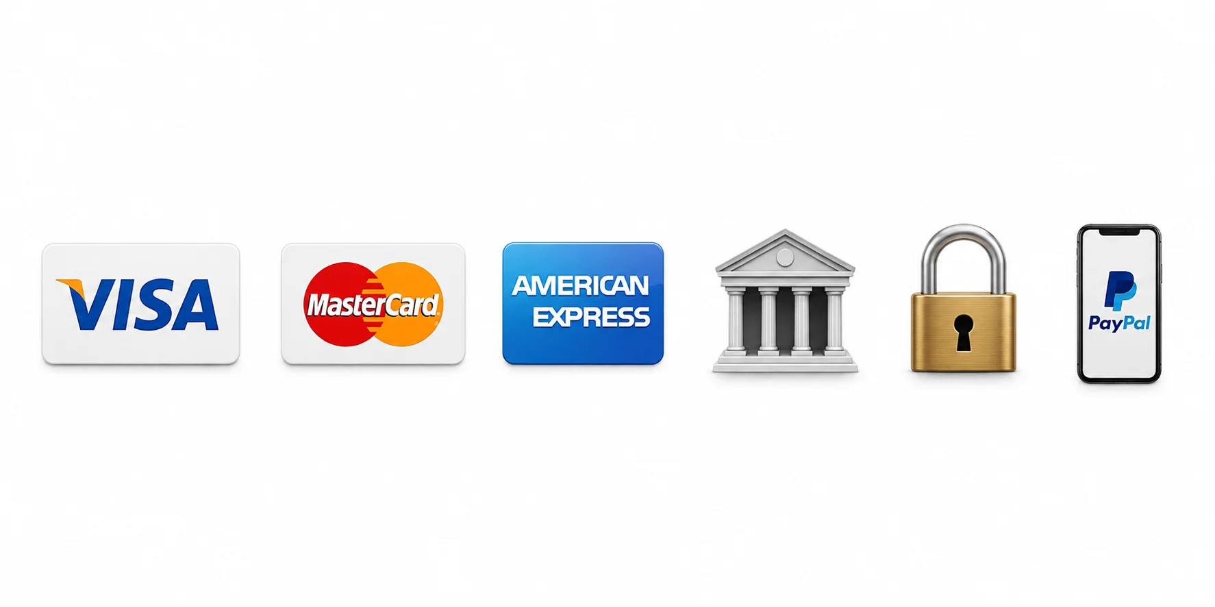 Métodos de pago disponibles: tarjeta de crédito, tarjeta de débito, transferencia bancaria, billetera digital y pago seguro
