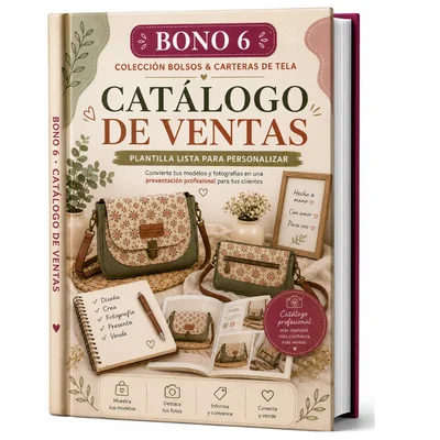 Portada del Bono 6: catálogo de ventas listo para personalizar